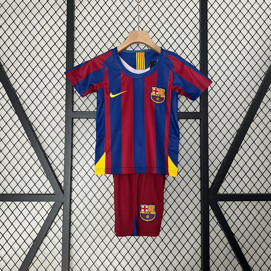 BARCELONA 2005 - 2006 HJEMME TRØJE FOR BØRN