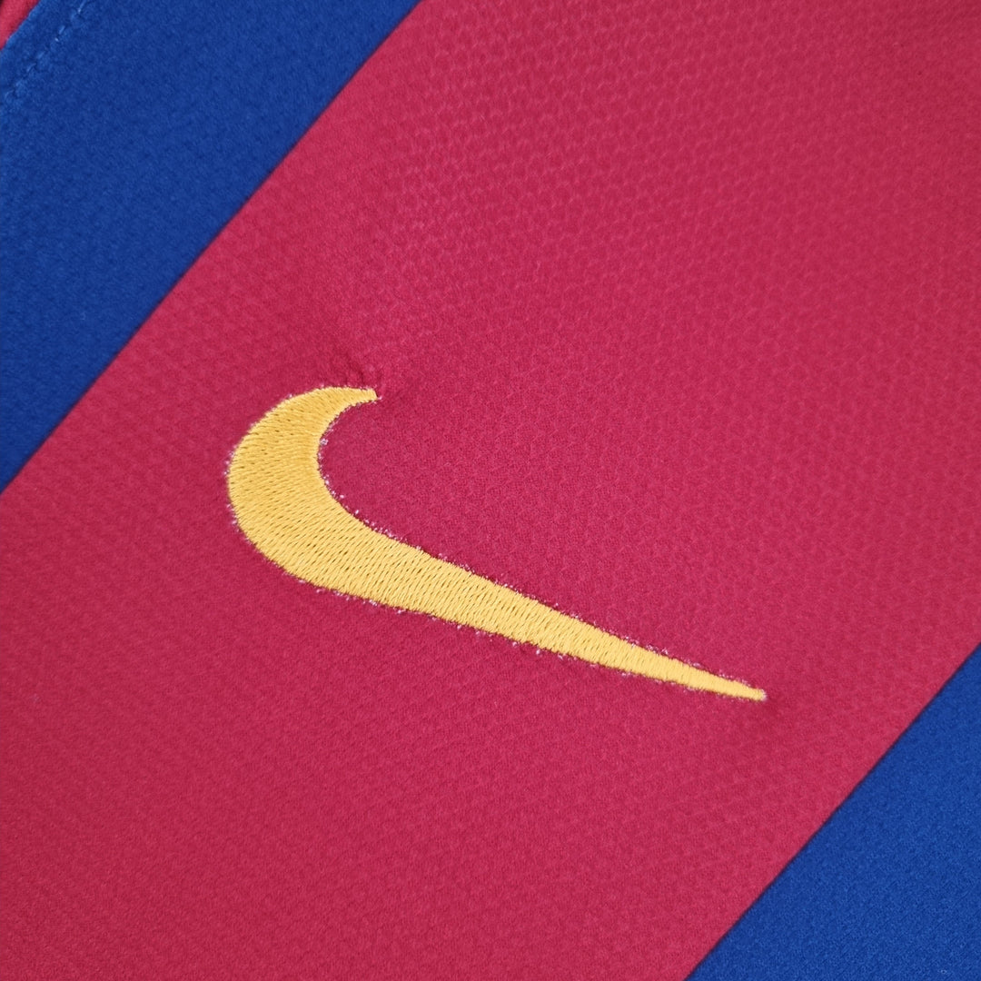 BARCELONA 2010 - 2011 HJEMME TRØJE LANG ÆRMET