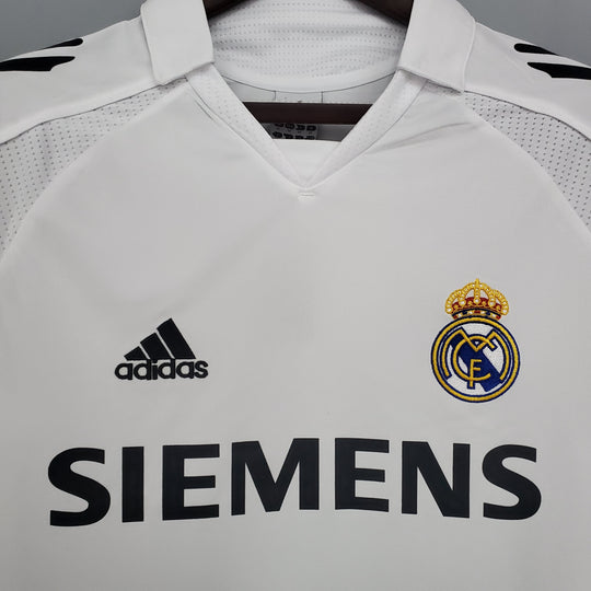 REAL MADRID 2005 - 2006 HJEMME TRØJE LANGE ÆRMER