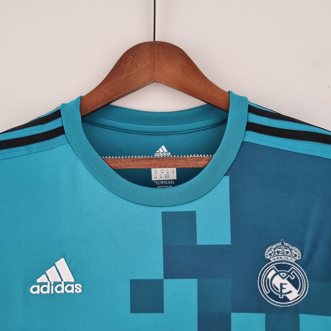 REAL MADRID 2017 - 2018 TREDJE TRØJE LANGE ÆRMER