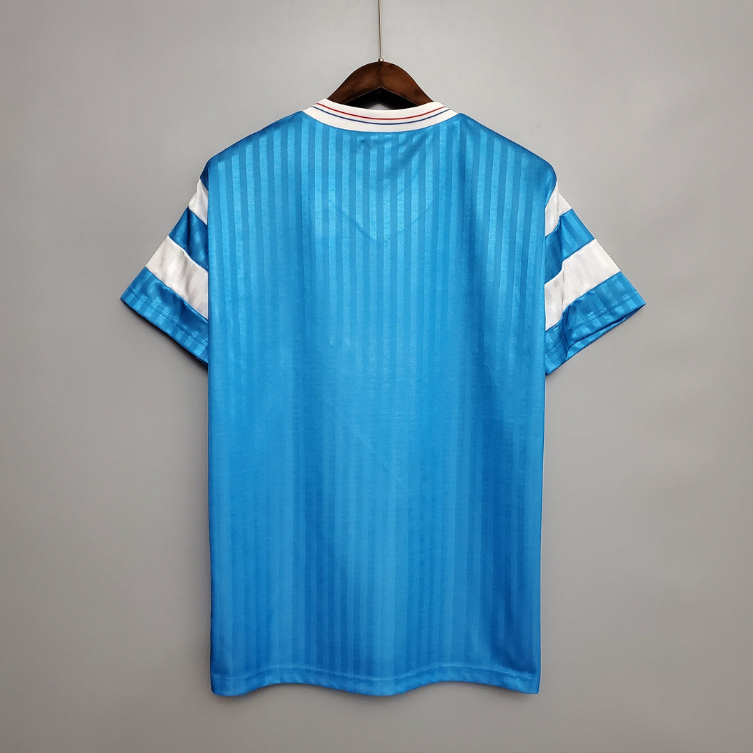 Olympique de Marseille 1990 - 1991 UDEBANE TRØJE