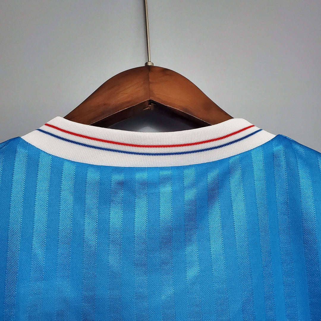 Olympique de Marseille 1990 - 1991 UDEBANE TRØJE
