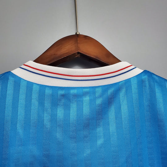 Olympique de Marseille 1990 - 1991 UDEBANE TRØJE