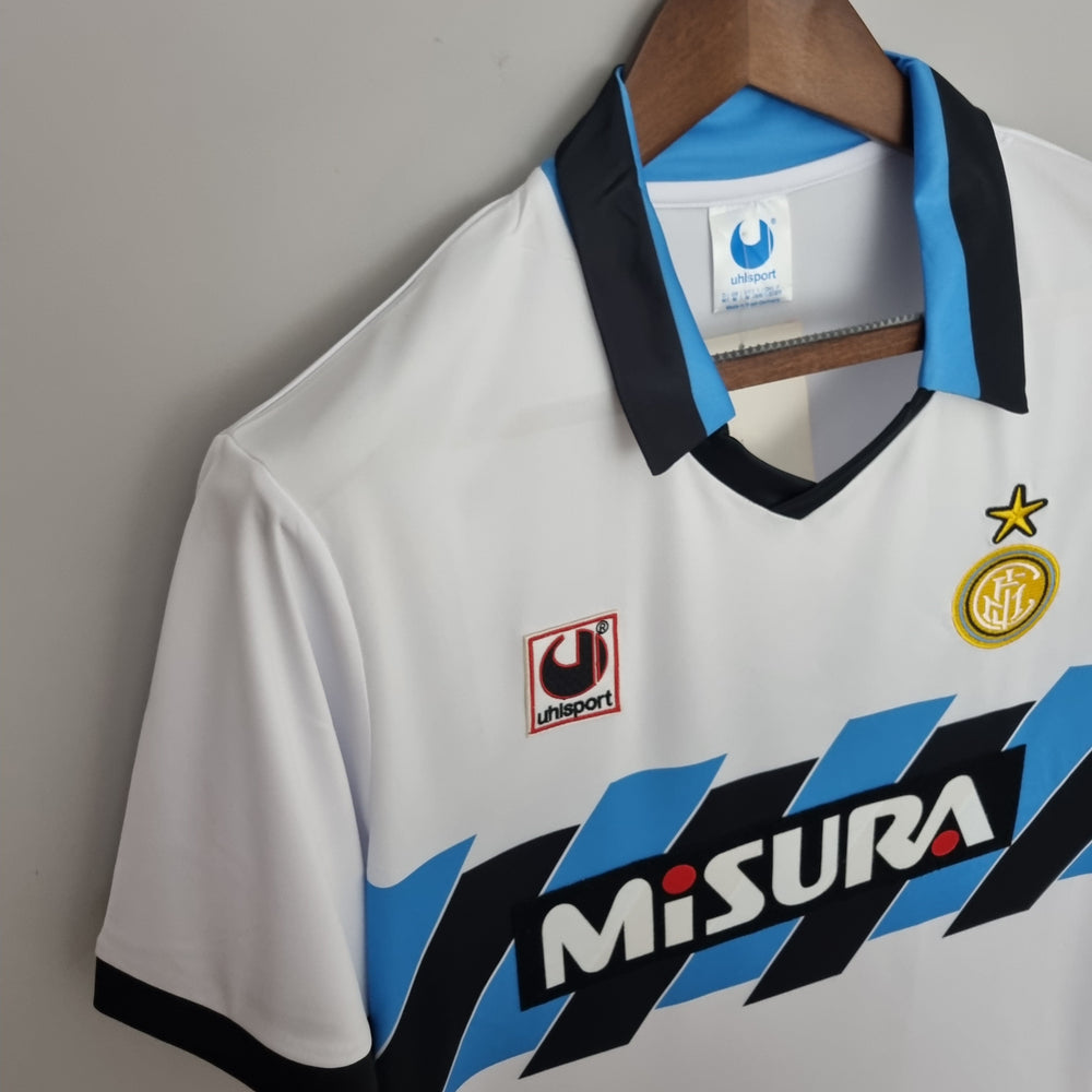 INTER MILAN 1990 - 1991 UDEBANE TRØJE