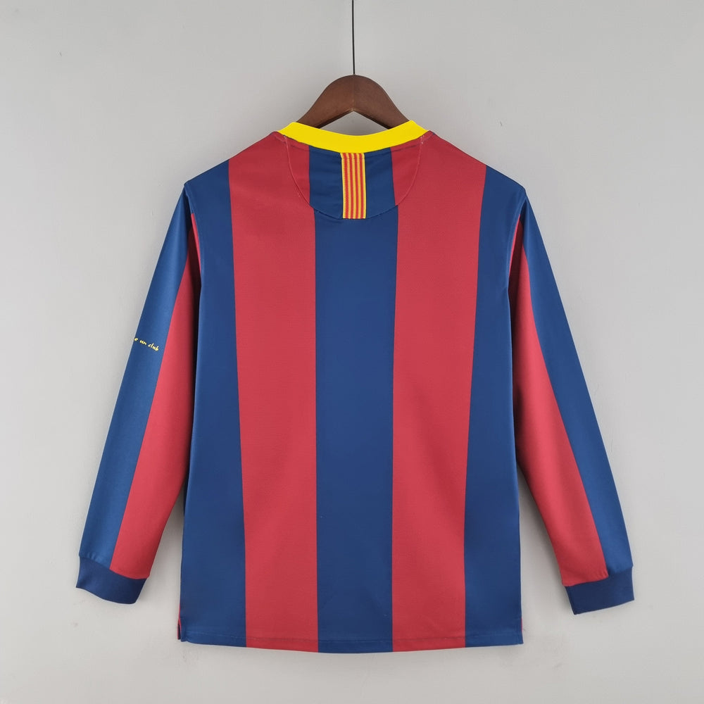 BARCELONA 2010 - 2011 HJEMME TRØJE LANG ÆRMET