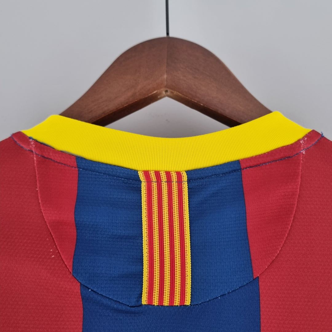 BARCELONA 2010 - 2011 HJEMME TRØJE LANG ÆRMET