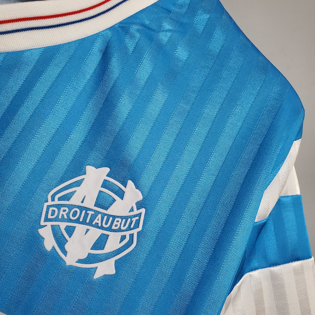 Olympique de Marseille 1990 - 1991 UDEBANE TRØJE