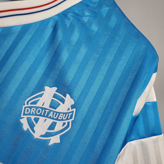 Olympique de Marseille 1990 - 1991 UDEBANE TRØJE
