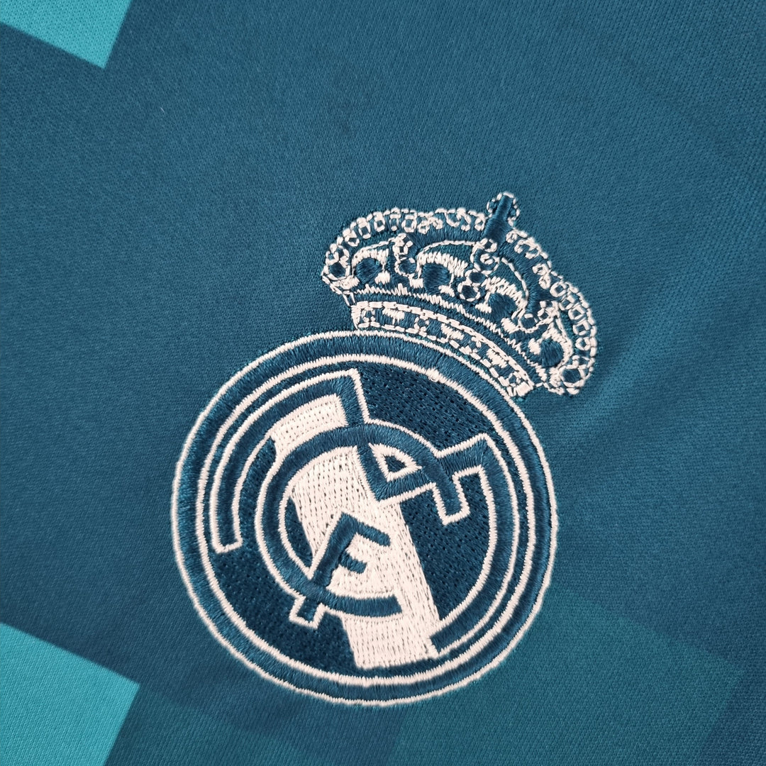 REAL MADRID 2017 - 2018 TREDJE TRØJE LANGE ÆRMER