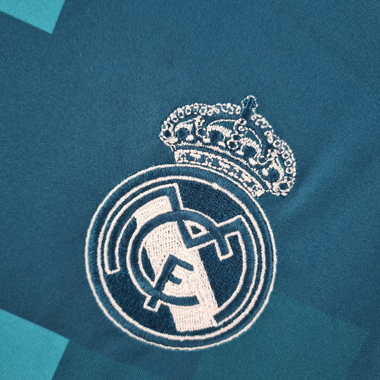 REAL MADRID 2017 - 2018 TREDJE TRØJE LANGE ÆRMER