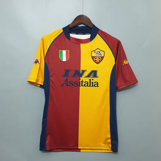 AS ROMA 2000 - 2001 HJEMME TRØJE