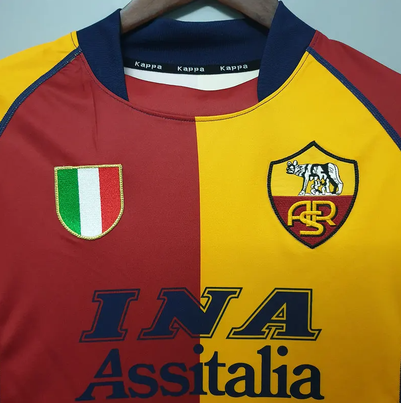 AS ROMA 2000 - 2001 HJEMME TRØJE