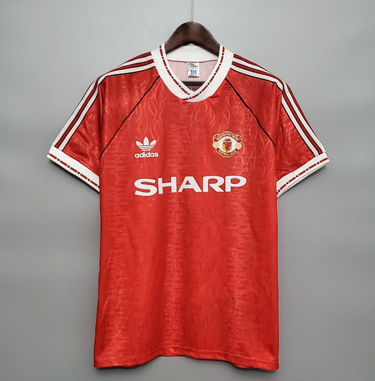 MANCHESTER UNITED 1990 - 1991 HJEMME TRØJE