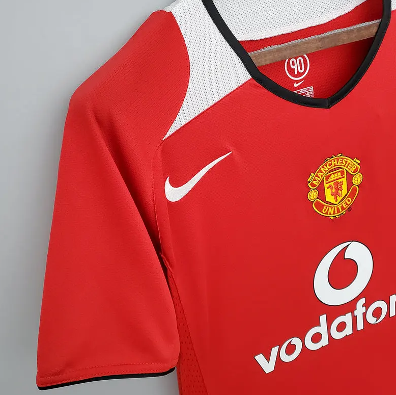 MANCHESTER UNITED 2004-2005 HJEMME TRØJE
