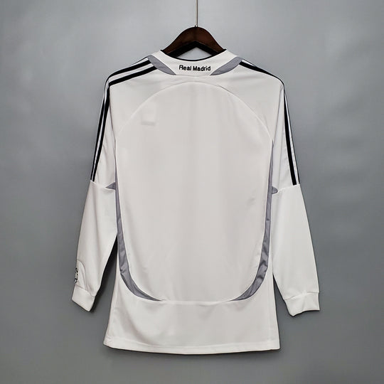 REAL MADRID 2006 - 2007 HJEMME TRØJE LANGE ÆRMER