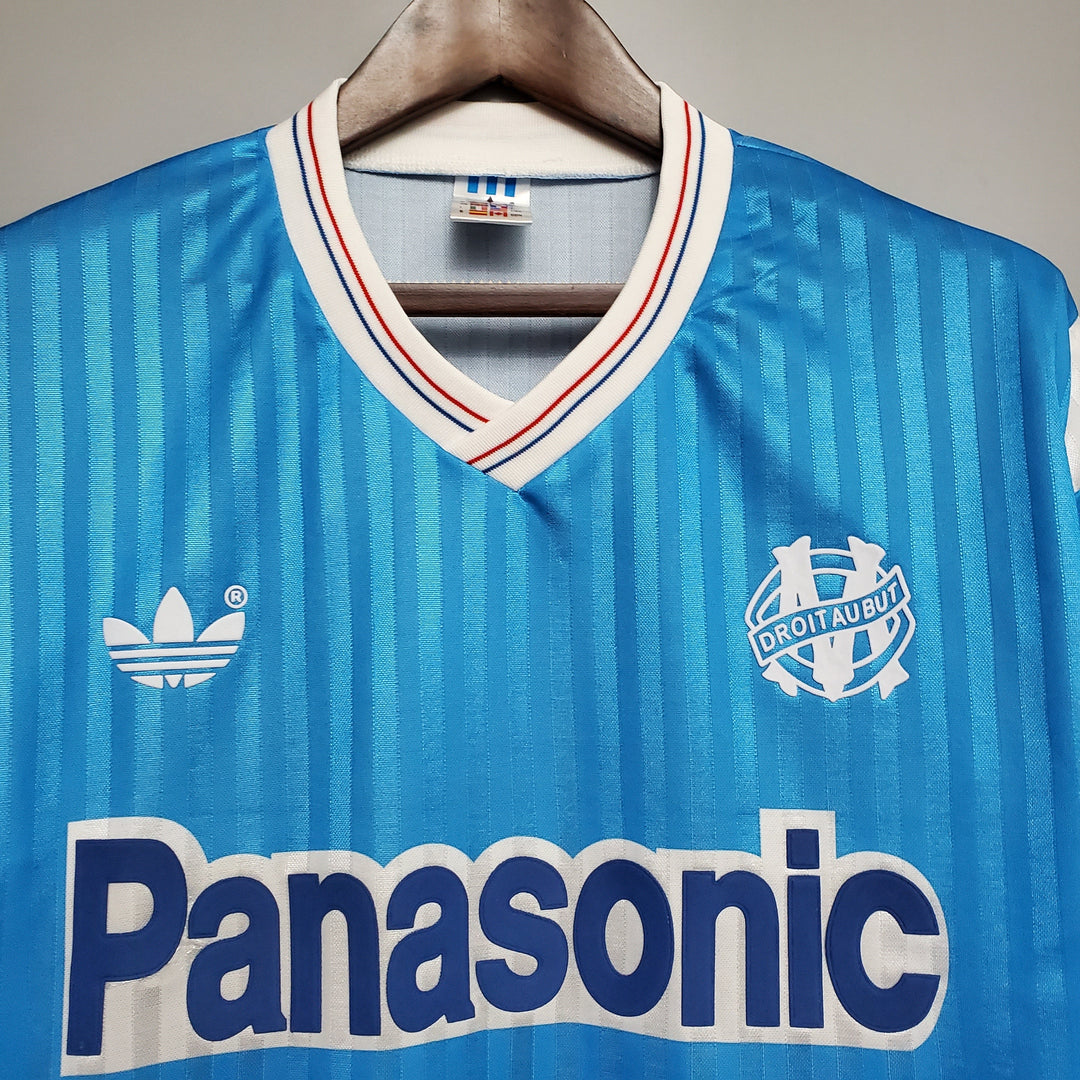 Olympique de Marseille 1990 - 1991 UDEBANE TRØJE