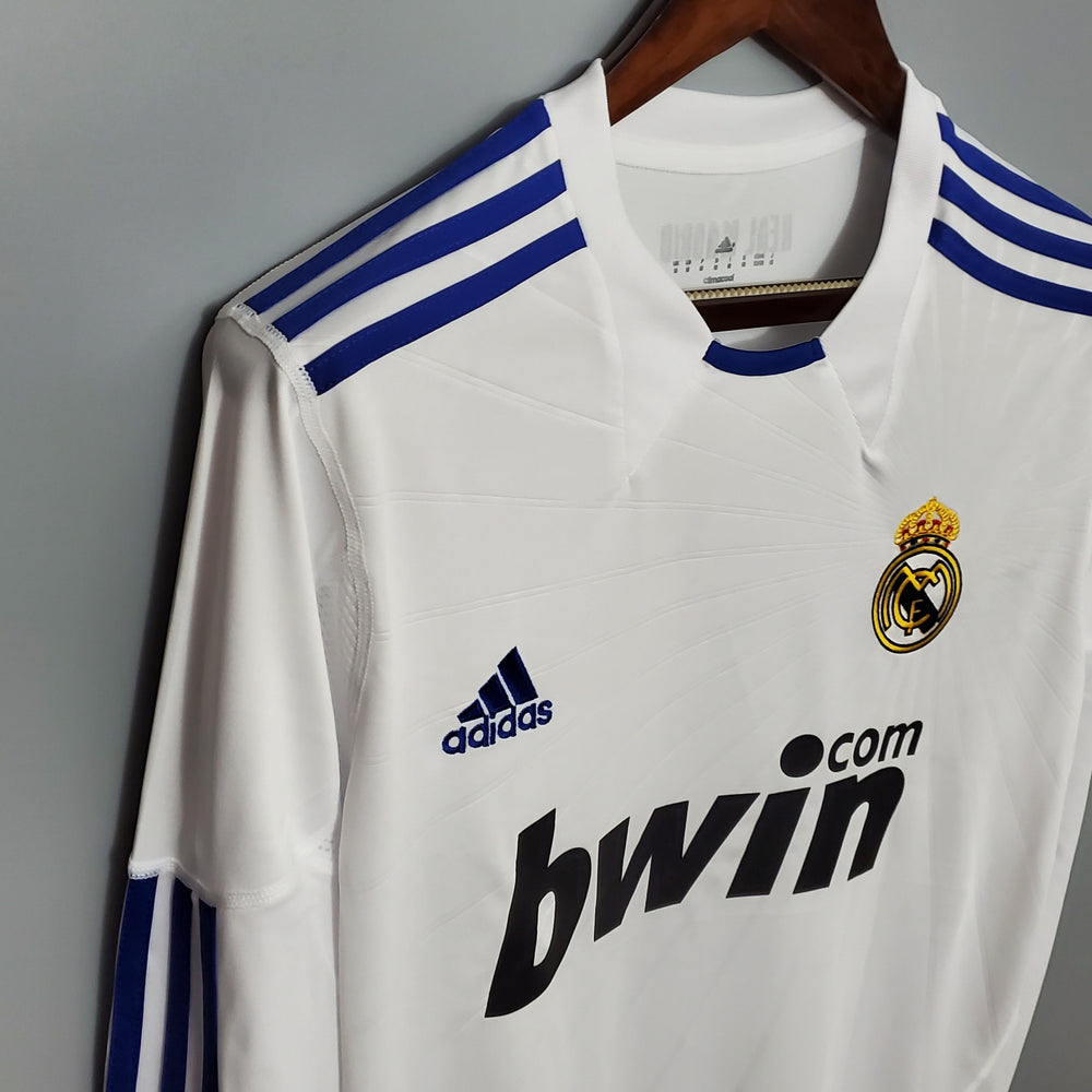 REAL MADRID 2010 - 2011 HJEMME TRØJE LANGE ÆRMER