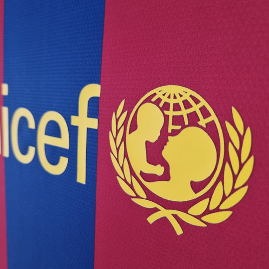 BARCELONA 2010 - 2011 HJEMME TRØJE LANG ÆRMET
