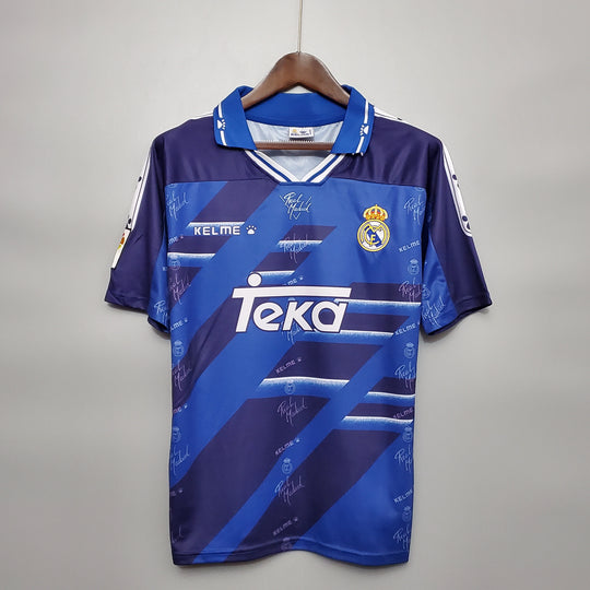 REAL MADRID 1995 - 1996 UDEBANE TRØJE