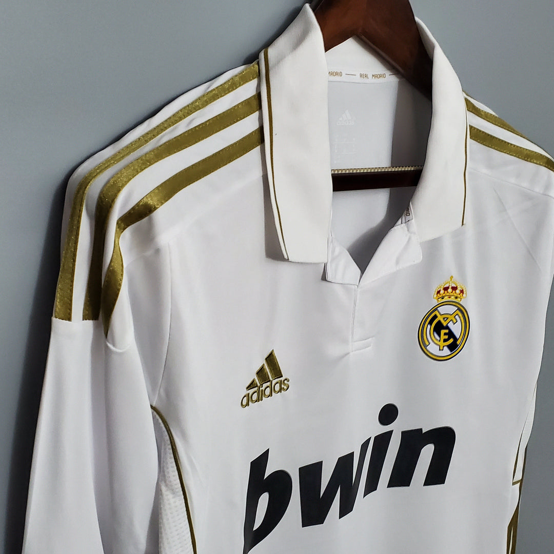 REAL MADRID 2011 - 2012 HJEMME TRØJE LANGE ÆRMER
